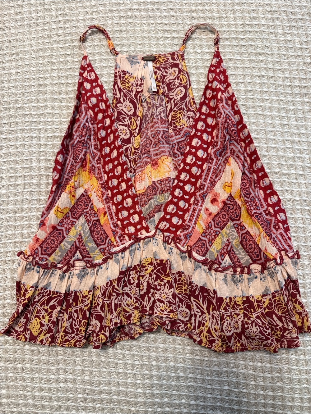 Free People Floral Crop Tank